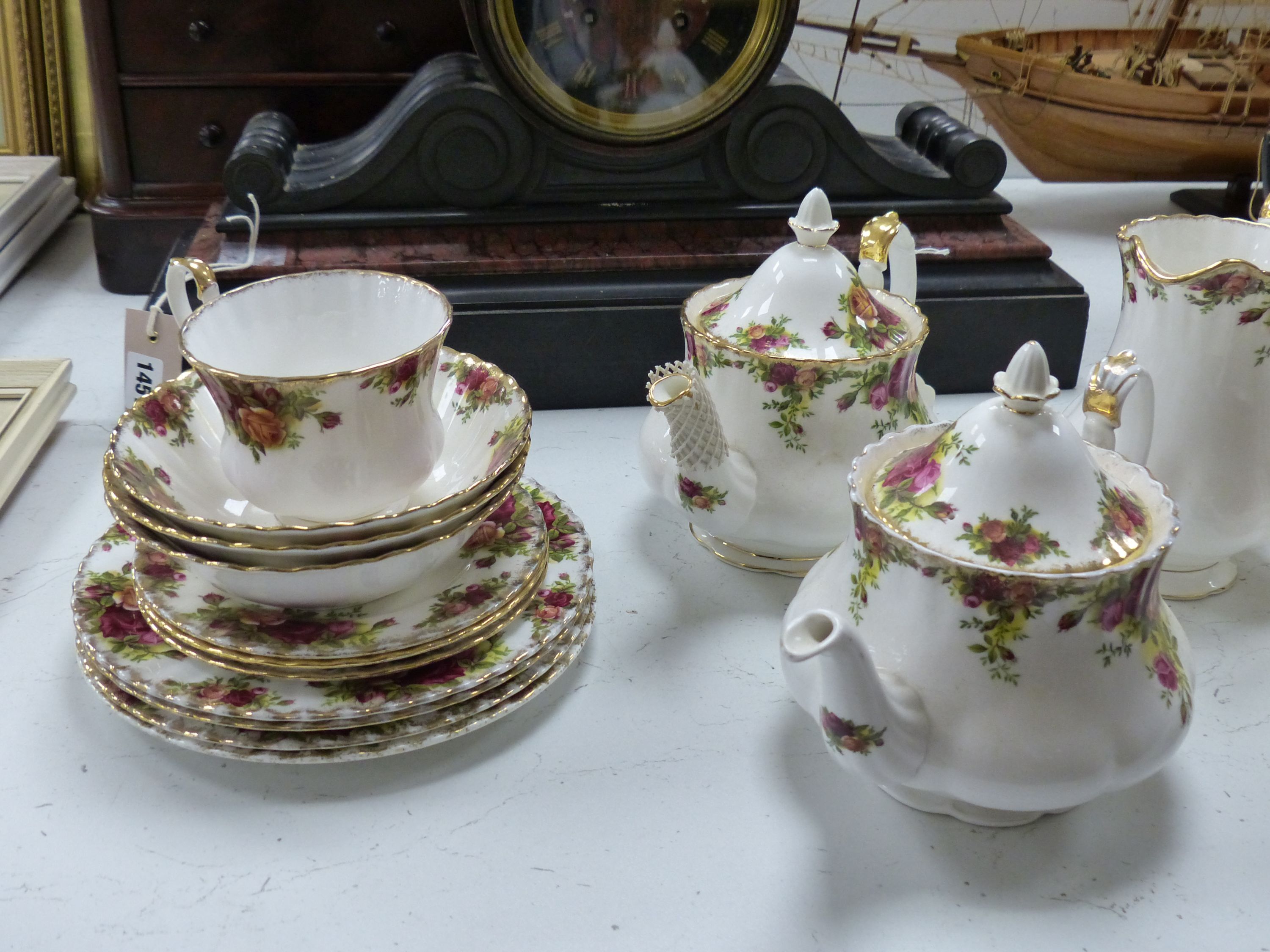 A Royal Albert Old Country Roses tea service